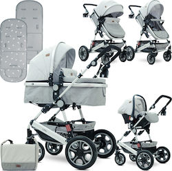 Lorelli Bertoni Lora Set 3 in 1 Grey Triangles