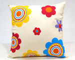Sarlas Μαξιλάρα Δαπέδου 60x60 Spring Ivory