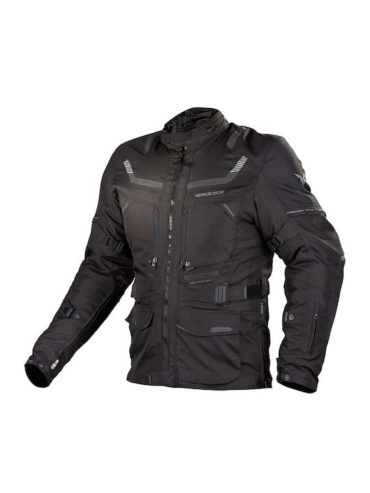 Nordcode Adventure Evo Men's Riding Jacket Cordura 4 Seasons Waterproof Black