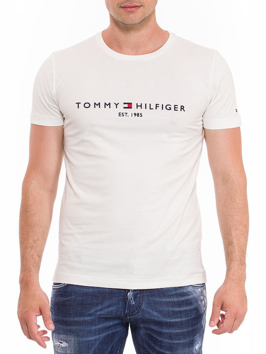 Tommy Hilfiger Мъжка тениска с къс ръкав Бял