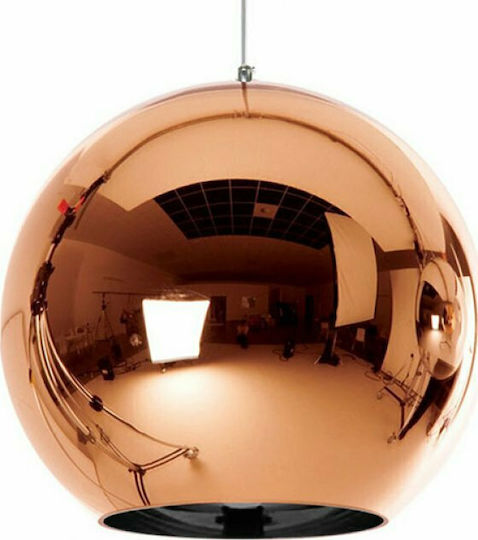 GloboStar Infinita Κρεμαστό Φωτιστικό Χάλκινο 30x27x27εκ.