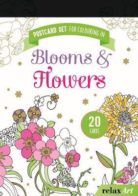 RELAX ART (20ΚΑΡΤΕΣ) BLOOMS & FLOWERS