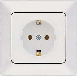 Eurolamp Nead Single Power Socket White