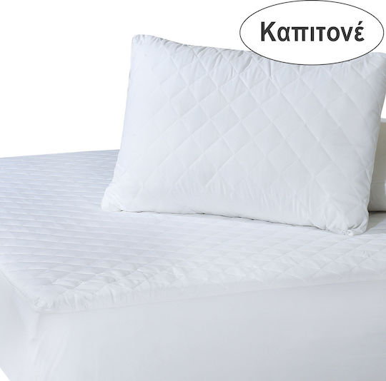 Das Home 1088 Σετ Προστατευτικά Μαξιλαριών Καπιτονέ Λευκά 50x70cm 421950701088