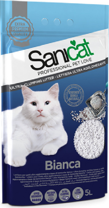 Sanicat Ultra Bianca Άμμος Γάτας Clumping 5lt Skroutz gr