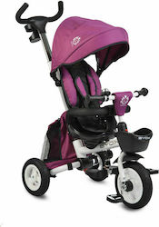 Byox Flexy Lux Kids Tricycle Foldable, Convertible, With Push Handle & Sunshade for 18+ Months Purple
