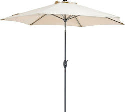 BSP1035 Garten- und Terrassen-Sonnenschirm Metall Ecru