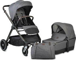Cangaroo Macan 2 in 1 Verstellbar 2 in 1 Baby Kinderwagen Geeignet für Neugeborene Gray 107881