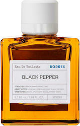 Korres Black Pepper Apă de toaletă 50ml