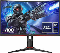 AOC C32G2ZE/BK 31.5" FHD 1920x1080 VA Curved Gaming Monitor 240Hz with 1ms GTG Response Time
