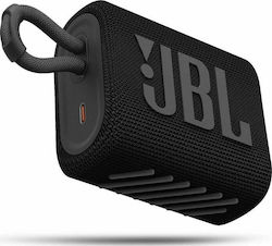 JBL Go 3 Waterproof Bluetooth Speaker 4.2W with Battery Duration up to 5 hours Μαύρο