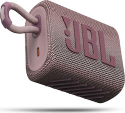 JBL Go 3 JBLGO3PINK Wasserdicht Bluetooth-Lautsprecher 4.2W mit Batterielaufzeit bis zu 5 Stunden Rosa