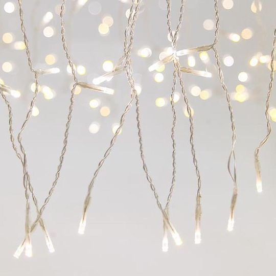 360 Λαμπάκια LED Κουρτίνα 2μ. x 200εκ. Θερμό Λευκό