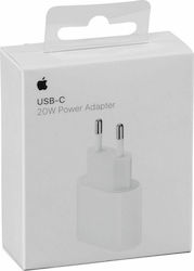 Apple Зарядно устройство без кабел с USB-C порт 20W Бял (Power Adapter)
