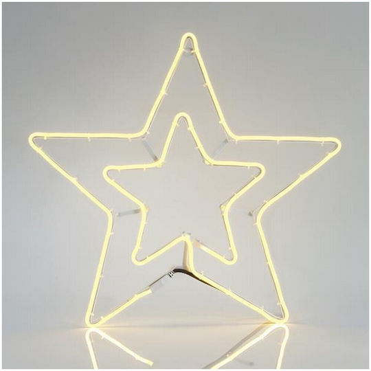 Eurolamp Hanging Illuminated Star Warm White 58cm