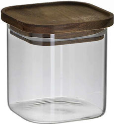 Click Vase Kaffee mit luftdichtem Deckel Glas Transparent 600ml