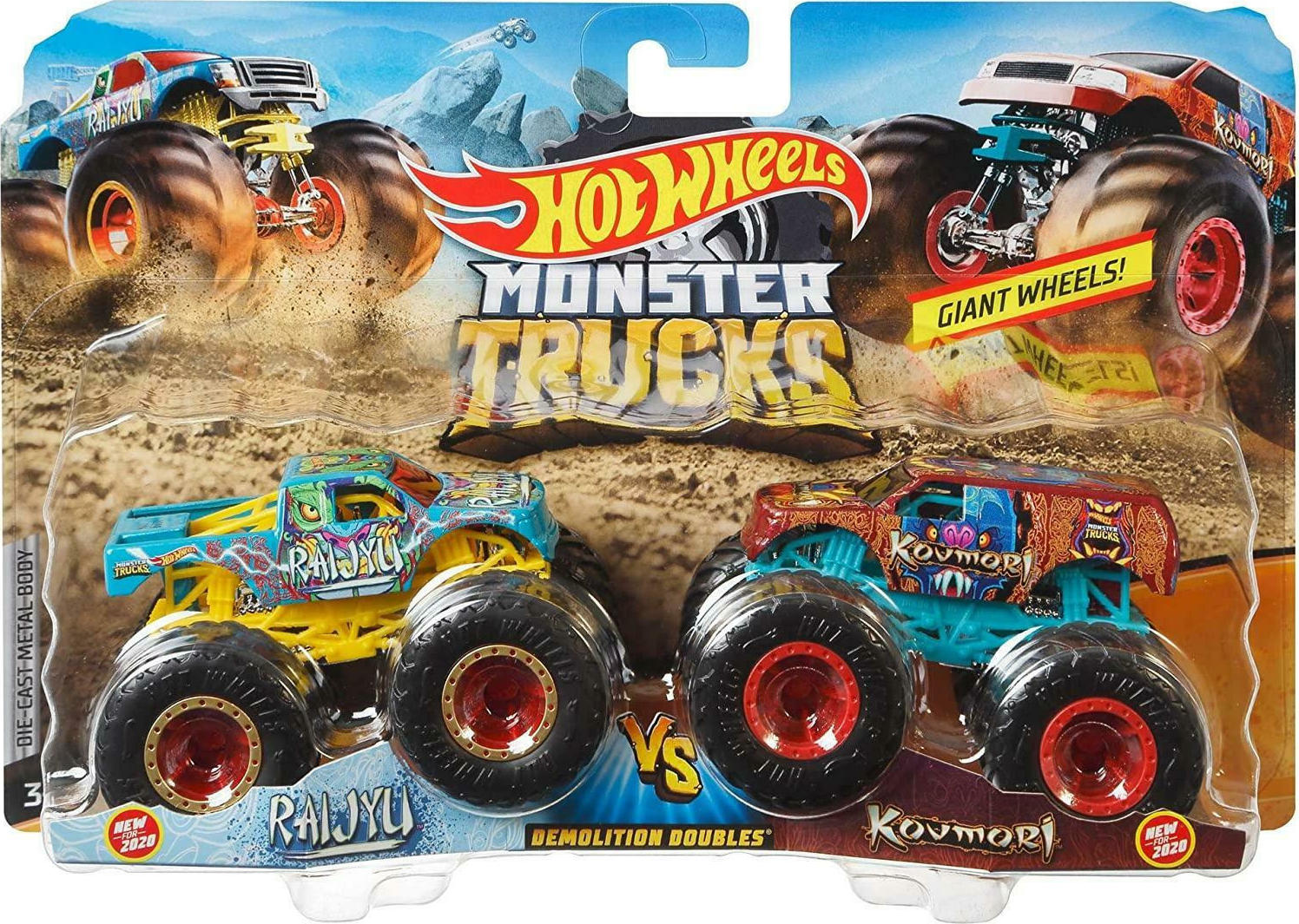 Mattel Hot Wheels Monster Trucks Raijyu Vs Koumori Skroutz Gr