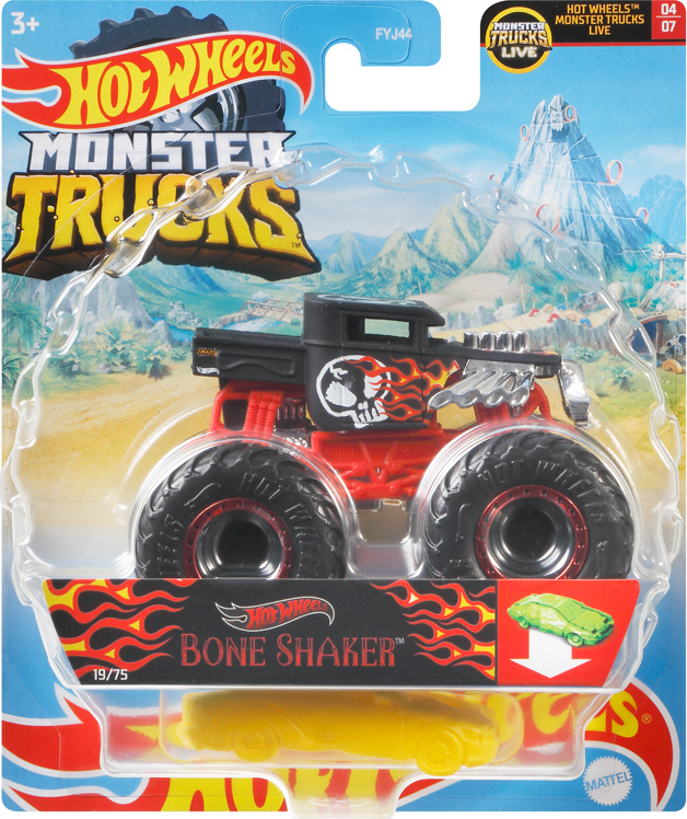 Mattel Hot Wheels Monster Trucks Live Bone Shaker Skroutz Gr