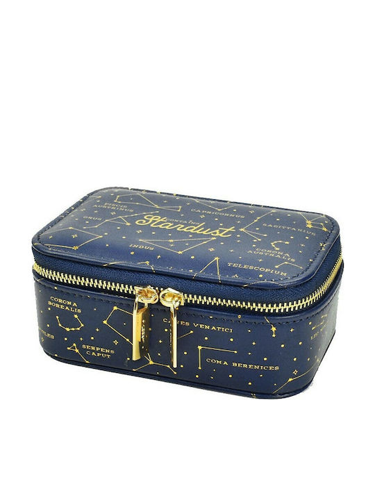 Legami Milano Jewellery Box Travel Blue 13x5.5x9cm