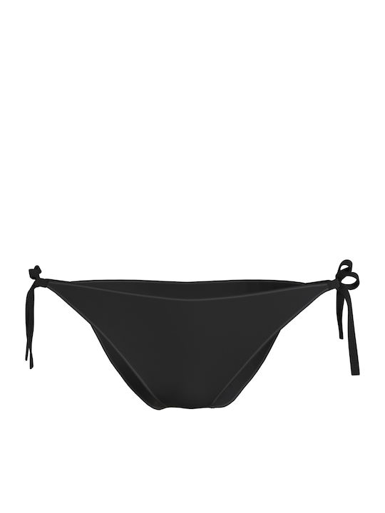 Calvin Klein Bikini Slip με Κορδονάκια Μαύρο KW0KW01405 BEH Skroutz gr