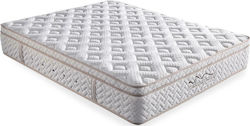 Cosmostrom Memory Silk King Size 180x210x30cm with Independent Springs & Topper