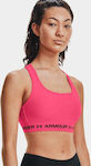 Crossback Mid Women's Sports Bra without Padding Pink 1361034-653