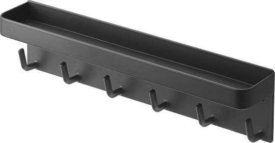 Yamazaki Smart Μεταλλική Μαύρη 6 Θέσεων 24.5x4.5x6cm