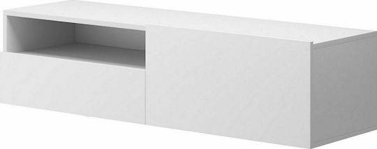 Stand TV Alb L120xA37xÎ30cm
