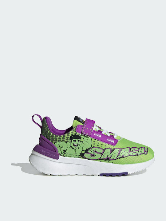 Adidas Αθλητικά Παιδικά Παπούτσια Running Marvel Super Hero Semi Solar Green / Cloud White / Shock Purple