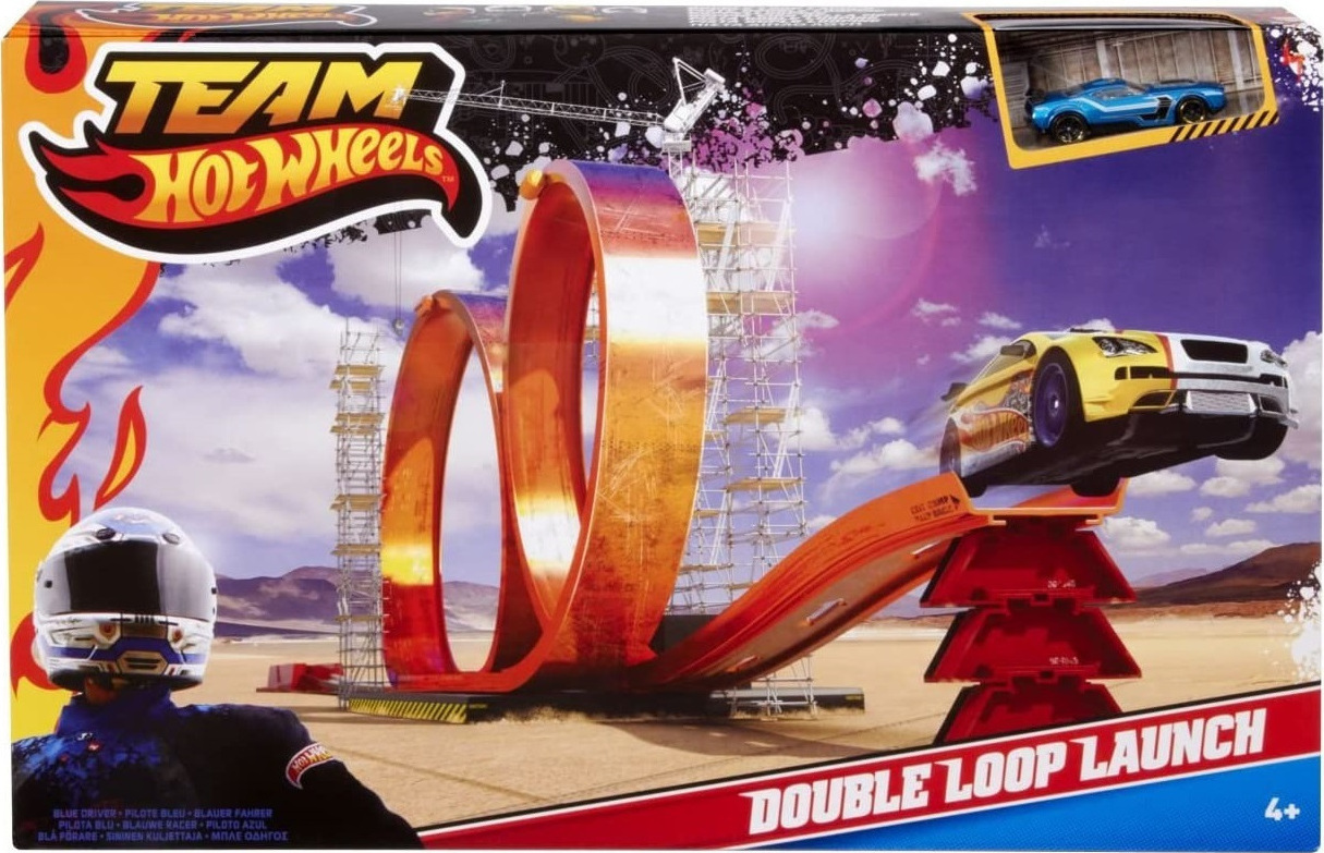 Mattel Πίστα Hot Wheels Double Loop Launch για Ετών Skroutz gr