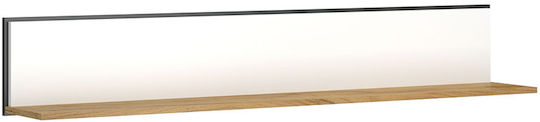 Shelf Wall Palmor 150x23.5x24.5cm Gold Oak / White