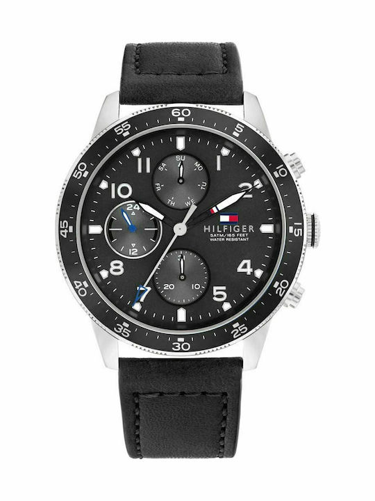 Tommy Hilfiger Jimmy Uhr Batterie mit Lederarmband