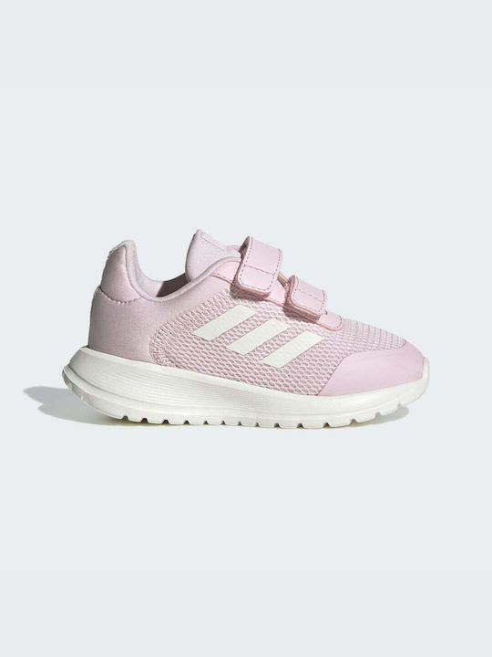 Adidas Атлетични детски обувки Работещ Tensaur Run 2.0 CF I с велкро Clear Pink / Core White