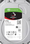 Seagate Ironwolf Nas 4TB HDD Hard Disk 3.5" SATA III 5400rpm cu 256MB Cache pentru NAS