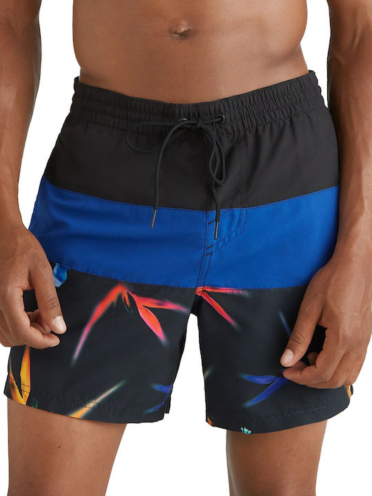 O'neill Frame Block Men's Swimwear Striped Shorts Multicolour