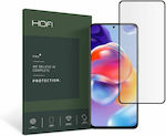 Hofi Pro+ Full Face Tempered Glass Μαύρο (Redmi Note 11 Pro+)