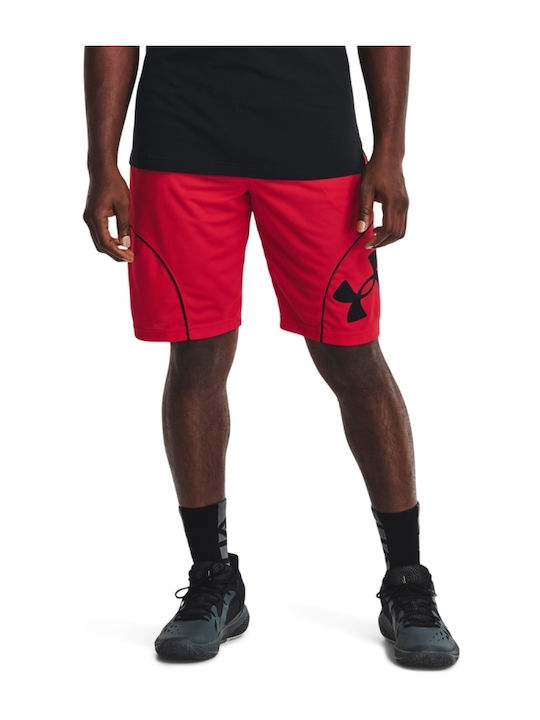 Under Armour Perimeter Men's Sports Monochrome Shorts Red