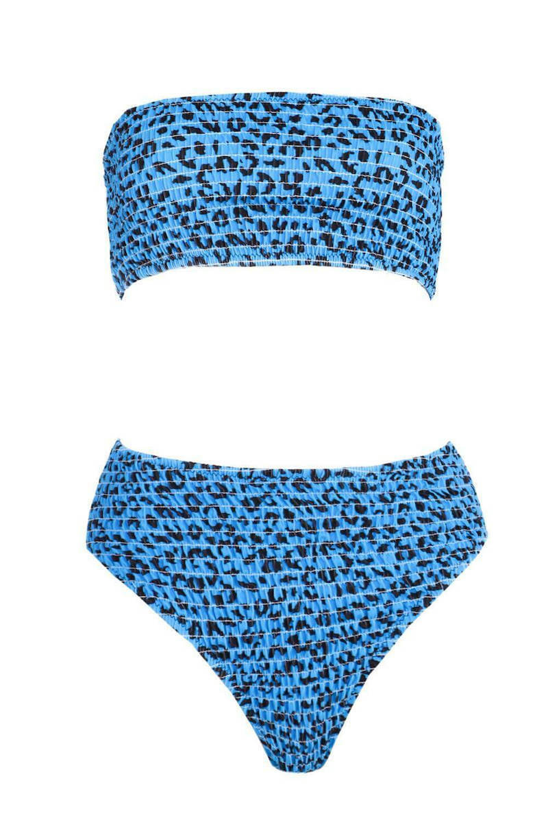 Luigi 3119206 Set Bikini Animal Print Με Ενίσχυση Ψηλόμεσο Μπλε Skroutz gr