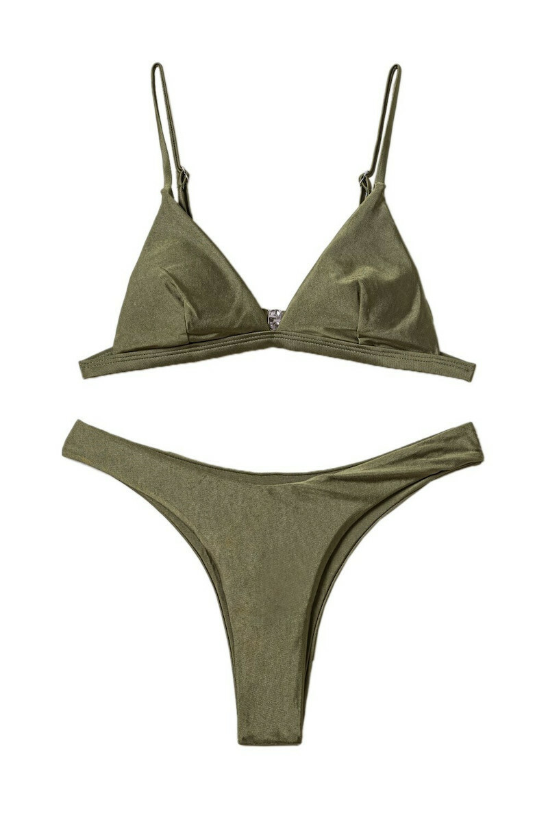 Olympic Stores 020265 Set Bikini Τριγωνάκι Brazil Χακί Skroutz gr