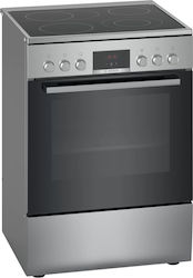 Bosch Free-standing with Ceramic Hobs Inox HKR39A250