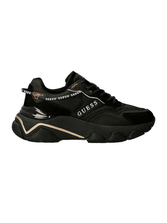 Guess Micola Chunky Sneakers Schwarz
