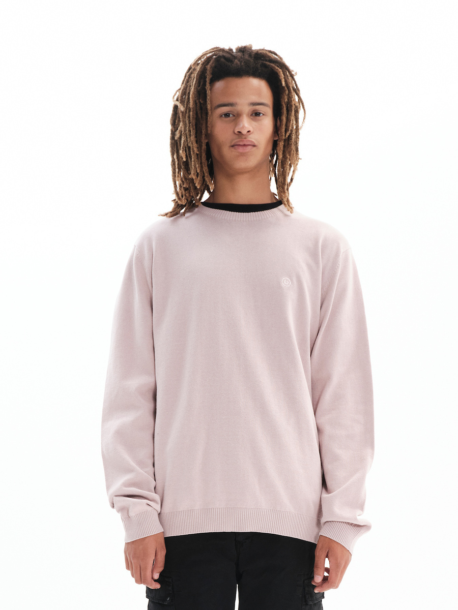 Basehit 222 BM70 91 Ανδρικό Πουλόβερ Μακρυμάνικο Nude Pink Skroutz gr