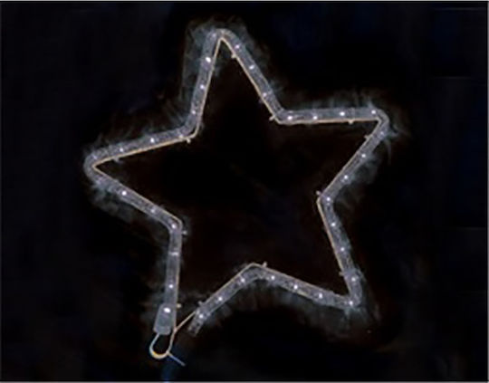 Hanging Illuminated Star Cool White 32cm