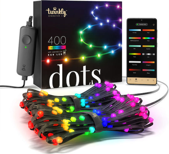 400 Smarte RGB-LED-Lichter 20 m Lichterkette