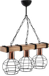 HomeMarkt Κρεμαστό Φωτιστικό Μαύρο 50x9εκ.