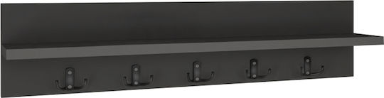 Megapap Industrial Kery Ξύλινη Ανθρακί 10 Θέσεων 80x18x11cm