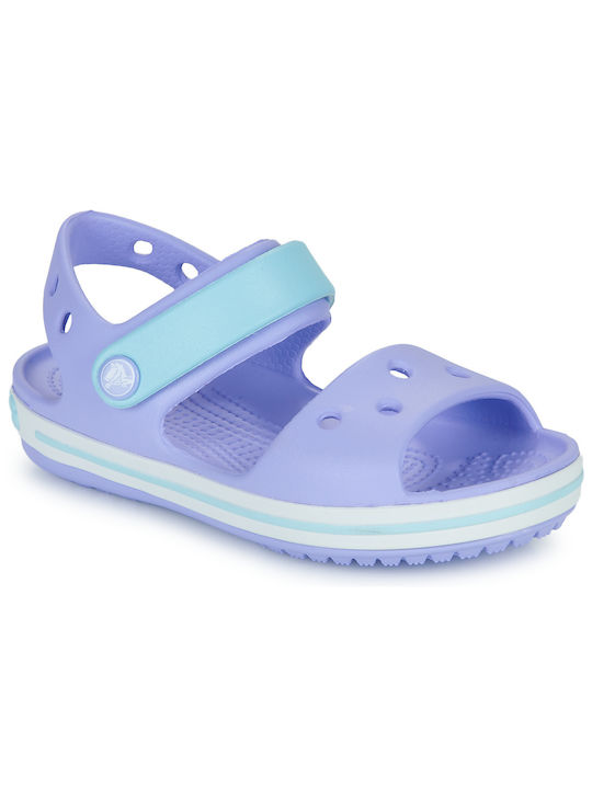 Crocs Crocband Детски Анатомични Обувки за Плаж Лилав