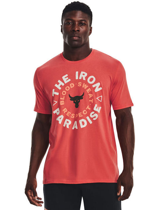 Under Armour Men's T-Shirt Stamped Red