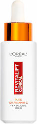 L'Oreal Paris Αnti-aging & Moisturizing Face Serum Revitalift Clinical Suitable for All Skin Types with Vitamin C 30ml