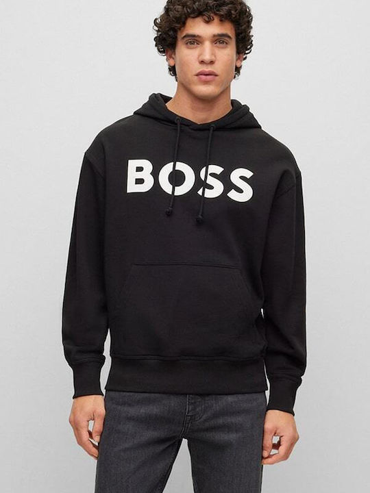 Hugo Boss Men's Hooded Sweatshirt Black